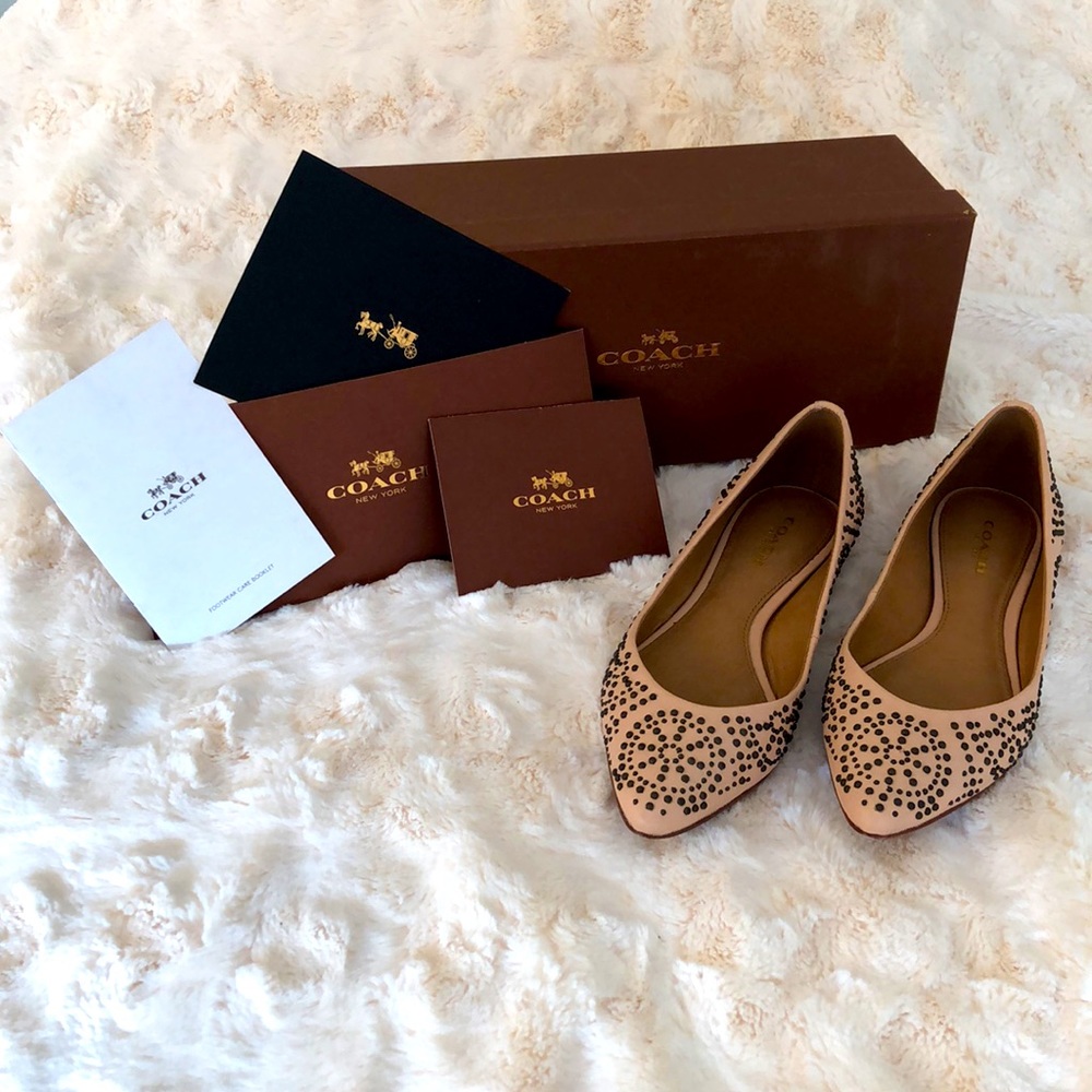 Coach Studded Flats - Picture 2 of 2